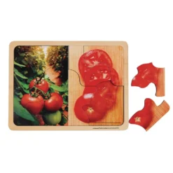 Excellerations® Fruit and Vegetable Photo Puzzles Set of 12
