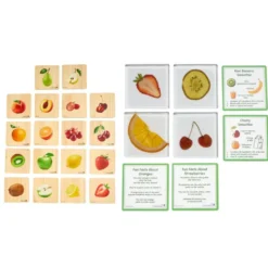 Excellerations® Fruit Tiles & Cards Kit - 26pcs