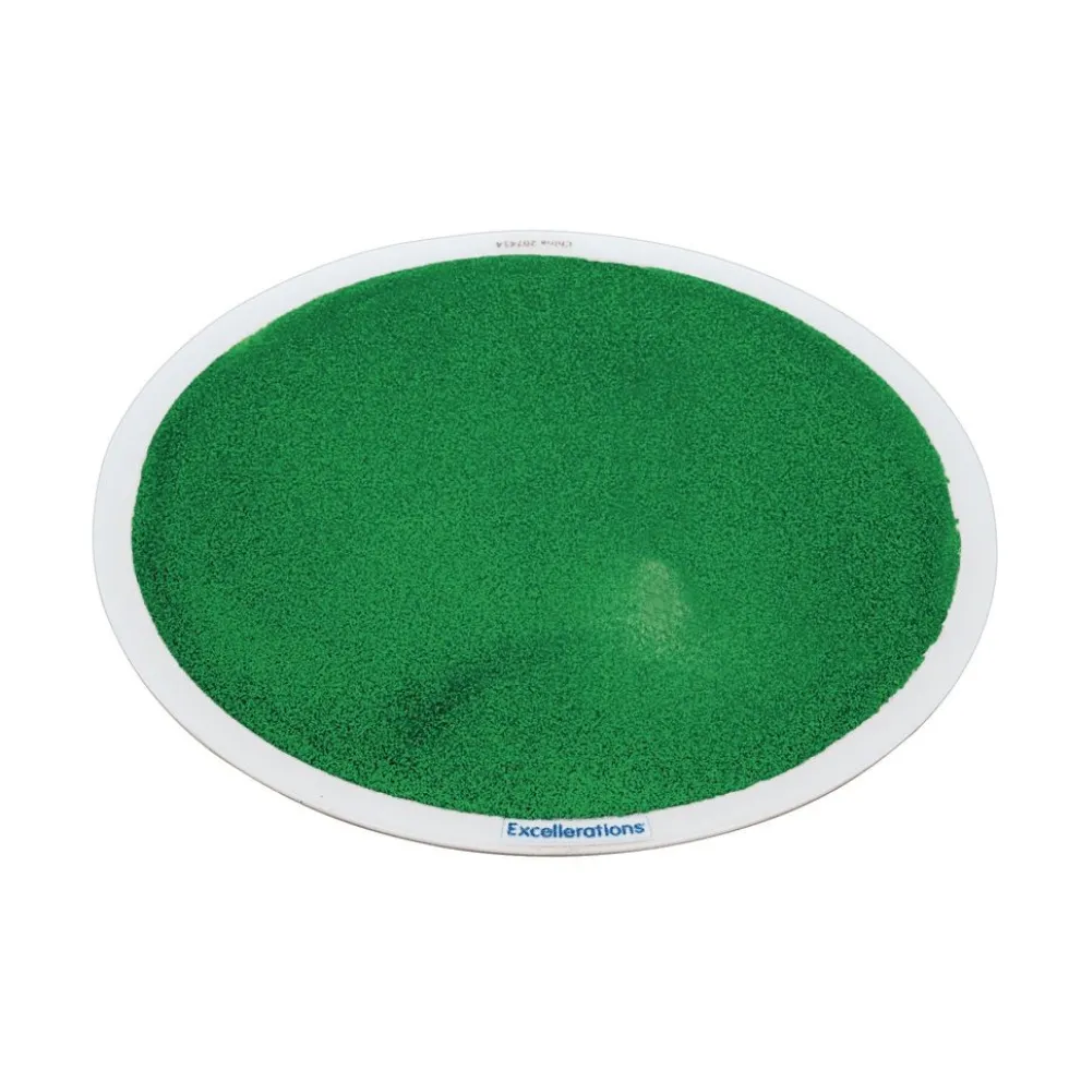 Excellerations® Glitter Circle Liquid Tile - Green