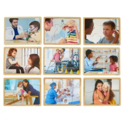 Excellerations® Healthy Kids Handle With Special Care - Set of 9 Wooden Puzzles