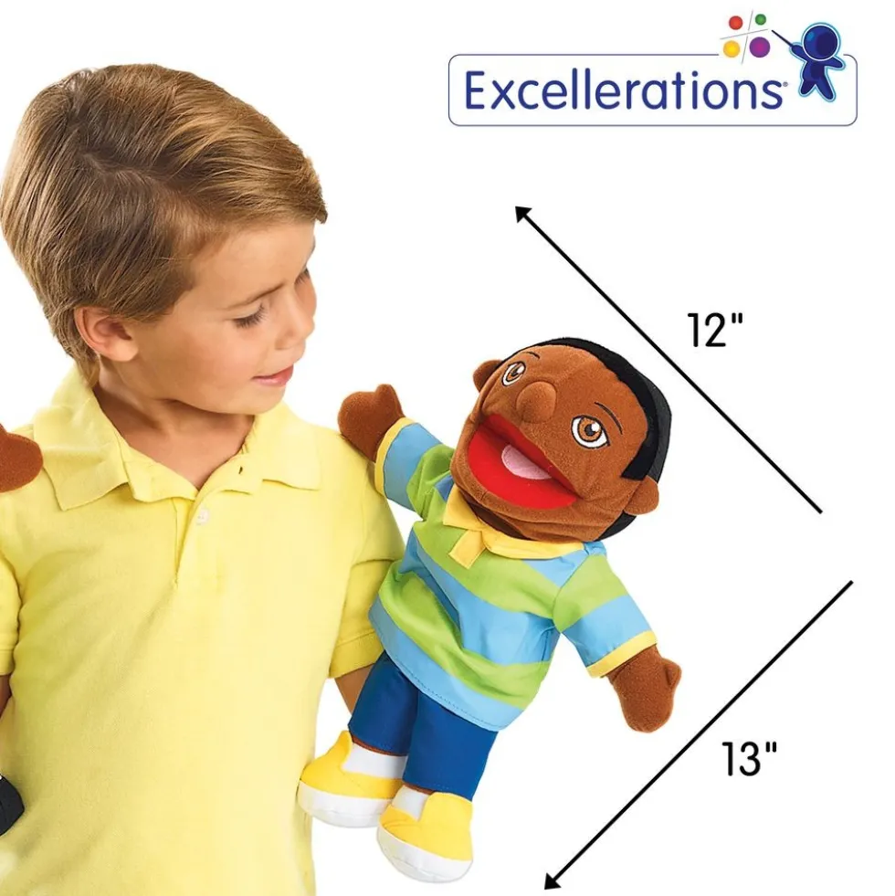 Excellerations® Hispanic Girl & Boy Puppet Pair
