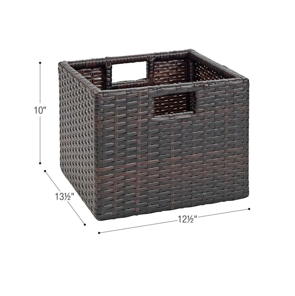Excellerations® Indoor/Outdoor Wicker Basket - Small indoor-outdoor baskets for kids