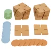 Excellerations® Interlocking Wood and Silicone Shapes - 40pcs