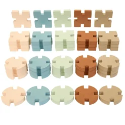 Excellerations® Jumbo Foam Interlocking Shapes - 40 pieces