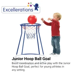 Excellerations® Junior Hoop Ball Goal (Preschool Height) 2.5' Tall
