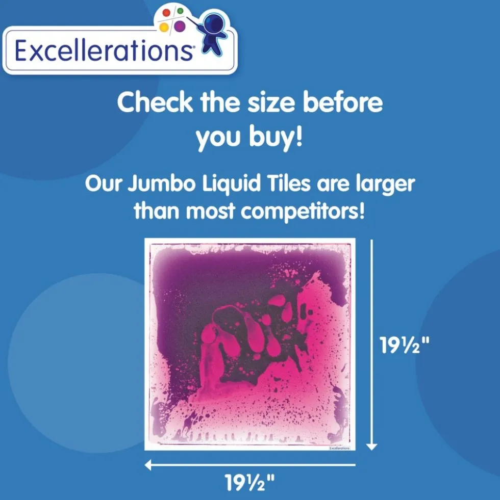 Excellerations® Large Liquid Tile Green
