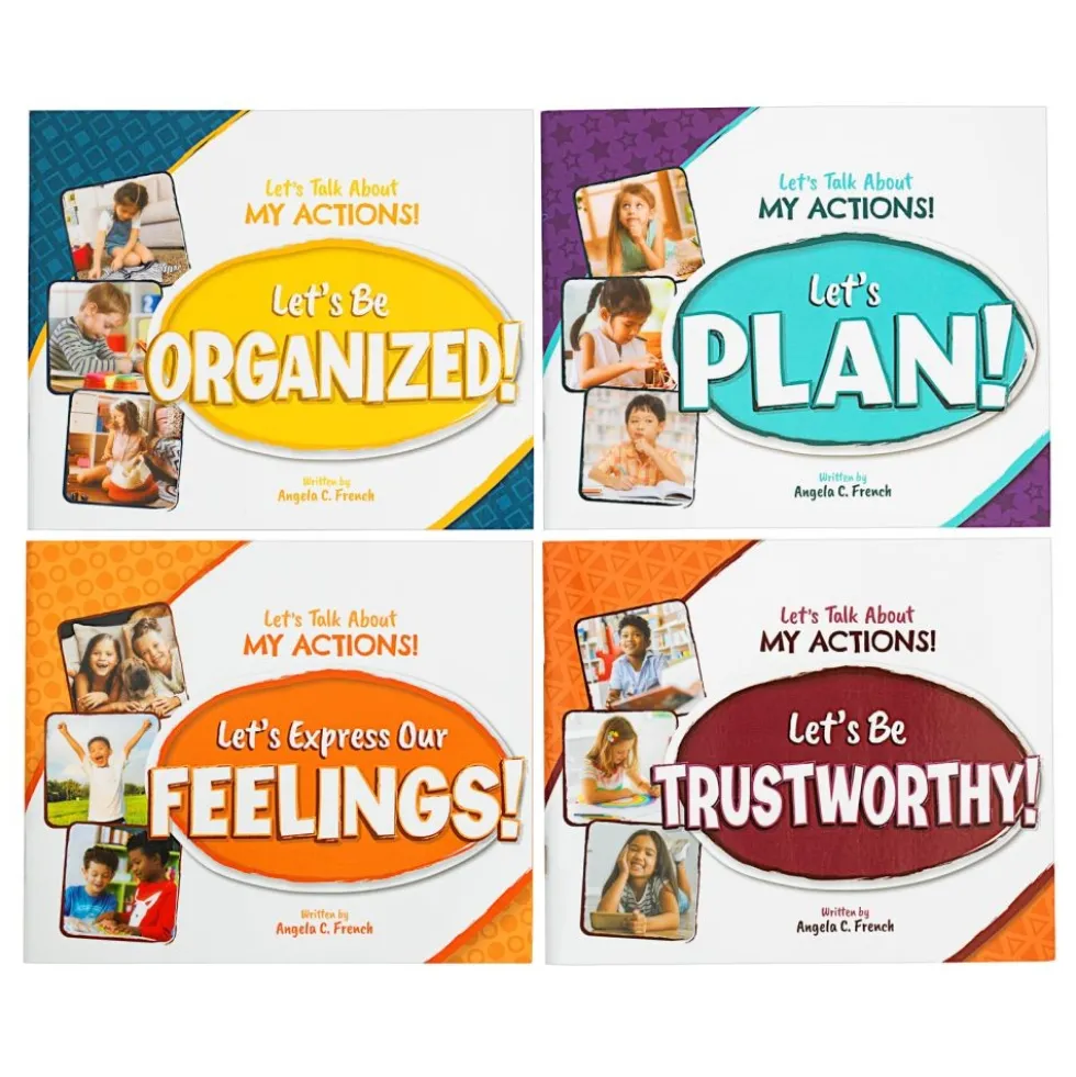 Excellerations® Let’s Talk About My Actions Book Set - 4 books