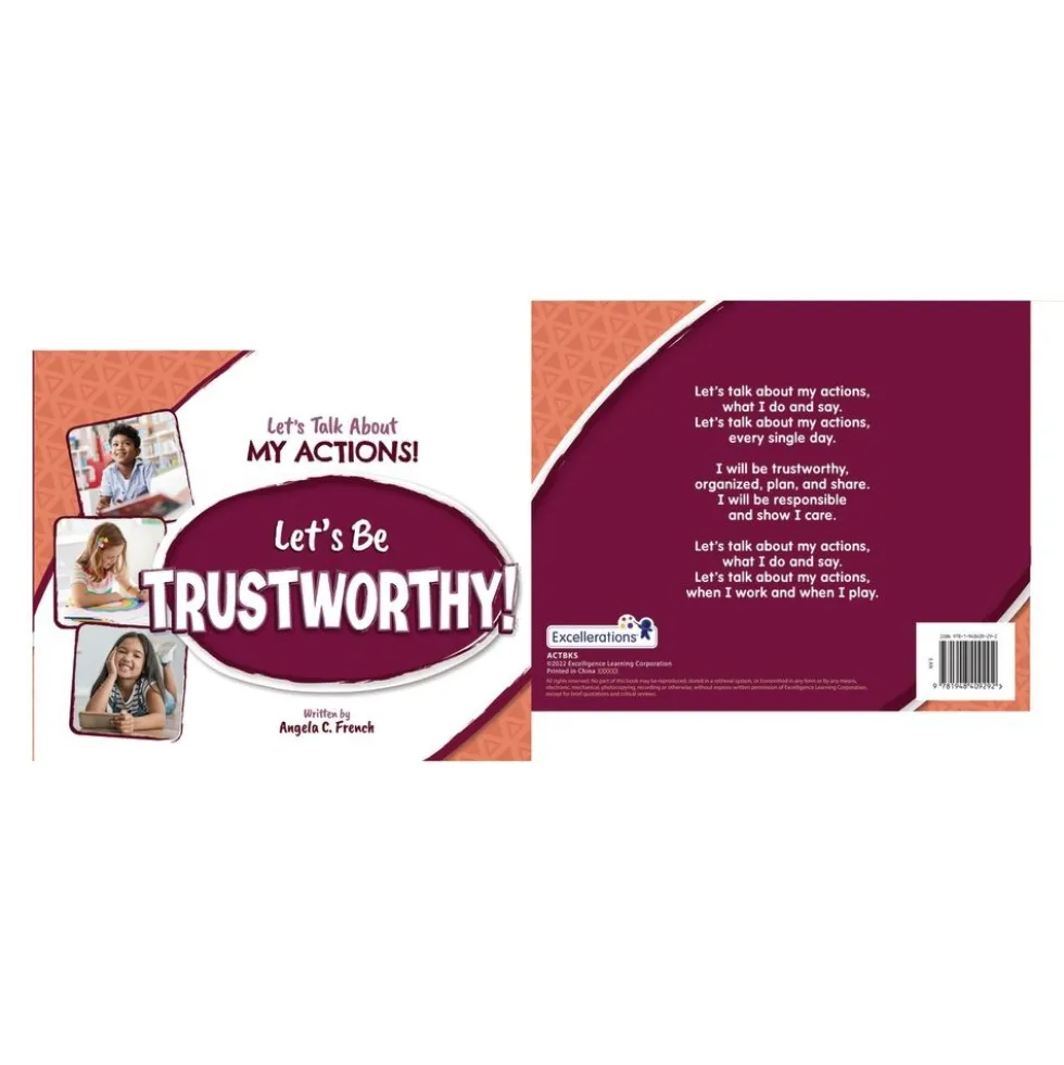 Excellerations® Let’s Talk About My Actions Book Set - 4 books