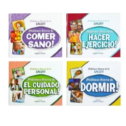 Excellerations® Let’s Talk About Being Healthy Spanish Book Set of 4