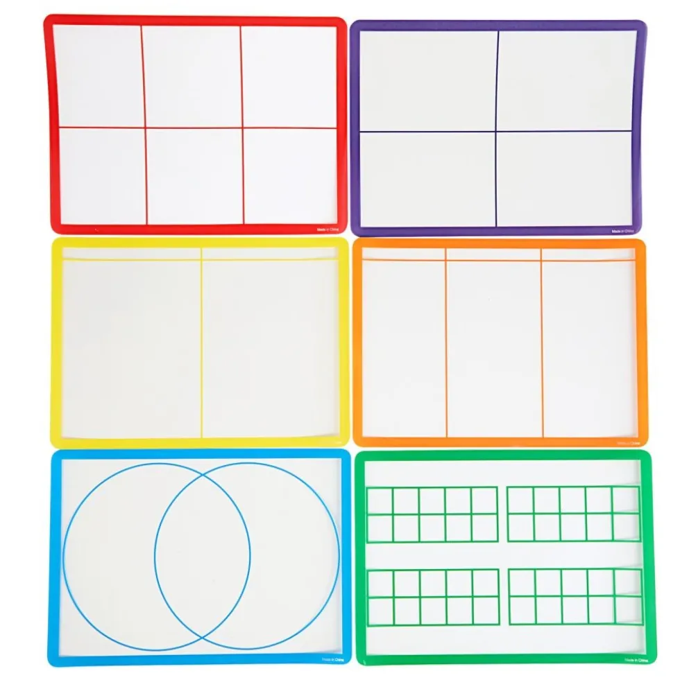Excellerations® Light Table Math Mats - Set Of 6