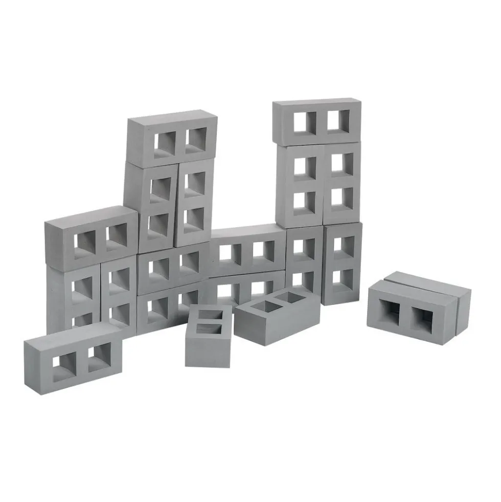 Excellerations® Masonry Foam Floor Blocks - Set of 20