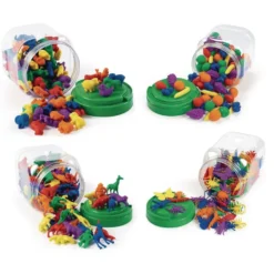 Excellerations® Math Manipulatives - 4 Different Sets, 444 Pieces Total