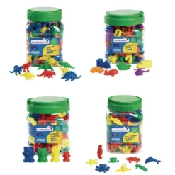Excellerations® Math Manipulatives - 4 Different Sets, 424 Pieces Total
