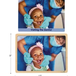 Excellerations® My First Doctor Visit - Set of 9 Wooden Puzzles