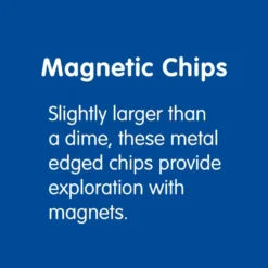 Excellerations® NatureForce™ Translucent Metal Edged Chips for Magnets - 100 Pieces
