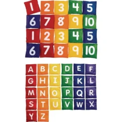 Excellerations® Numbers and Letters Bean Bag - Set of 46