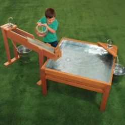 Excellerations® Outdoor Water Trellis and Panning Table with Pumps