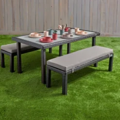 Excellerations® Outdoor Wicker Dining Set 21