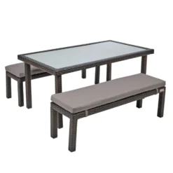 Excellerations® Outdoor Wicker Dining Set 21