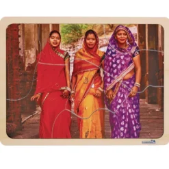 Excellerations® Photographic Multi-Cultural World Puzzles - Set of 9