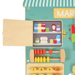 Excellerations® PlayGenius™ Community Helpers Wall Panel Market