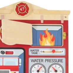 Excellerations® PlayGenius™ Community Helpers Wall Panel Fire