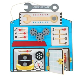 Excellerations® PlayGenius™ Community Helpers Wall Panel Garage