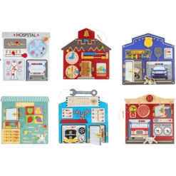 Excellerations® PlayGenius™ Community Helpers Wall Panels - Set of 6