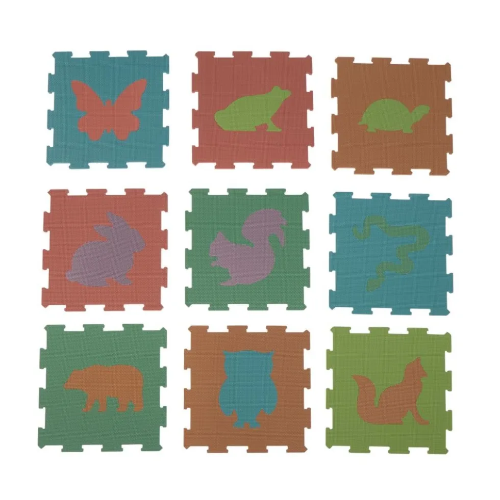 Excellerations® Play Mat: Woodland Animals - Set of 9