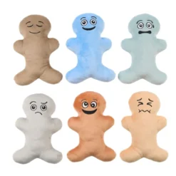 Excellerations® Plush Emotions 11" Dolls Calm Colors - Set of 6