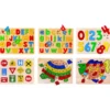 Excellerations® Preschool Puzzles - Letters, Numbers, and Signs - Set of 6