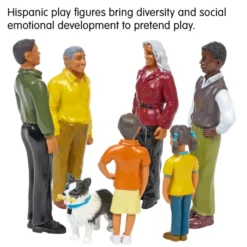 Excellerations® Pretend Play Figures - Extended Hispanic Family