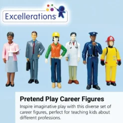 Excellerations® Pretend Play Career Figures - Set of 6