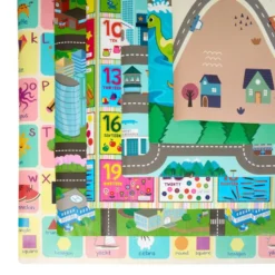 Excellerations® Printed Foam Floor Playmats, Set of 6