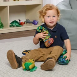 Excellerations® Realistic Plush Animals - Exotic Creatures Set of 4