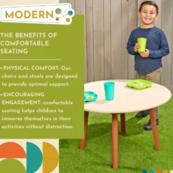 Excellerations® Rubberwood Play Table