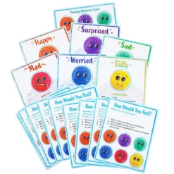 Excellerations® Sensory Gel Bead Emotions Discs Activity