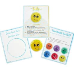 Excellerations® Sensory Gel Bead Emotions Discs Activity