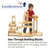 Excellerations® Small See-Through Blocks - Set of 18