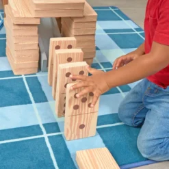 Excellerations® Soft Build n' Play™ Giant Ramp Set & Dominoes Kit - 48pcs