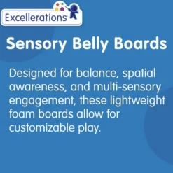 Excellerations® Soft Build n' Play™ Foam Sensory Belly Boards - set of 8