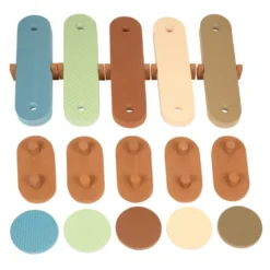 Excellerations® Soft Build n' Play™ Foam Sensory Belly Boards and Discs - set of 5