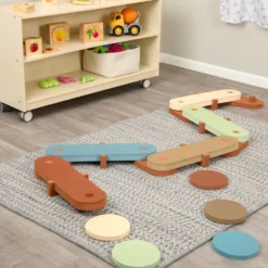 Excellerations® Soft Build n' Play™ Foam Sensory Belly Boards and Discs - set of 5