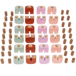 Excellerations® Soft Color U-Blocks - Set of 60