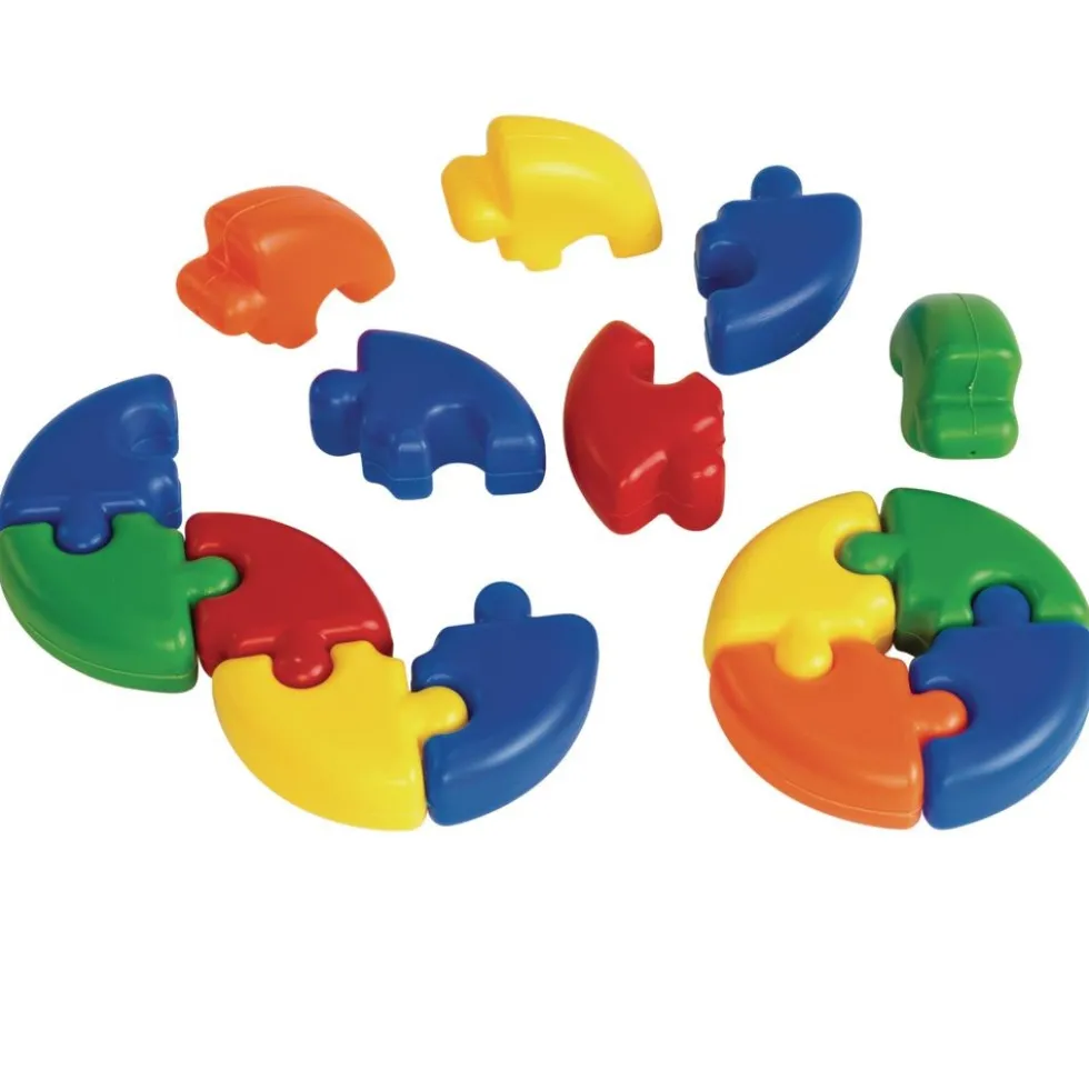 Excellerations® Soft Puzzle Pieces - 62 Pieces