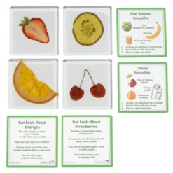 Excellerations® SpeciFun™ 4 Fruit Tile Specimens & Cards