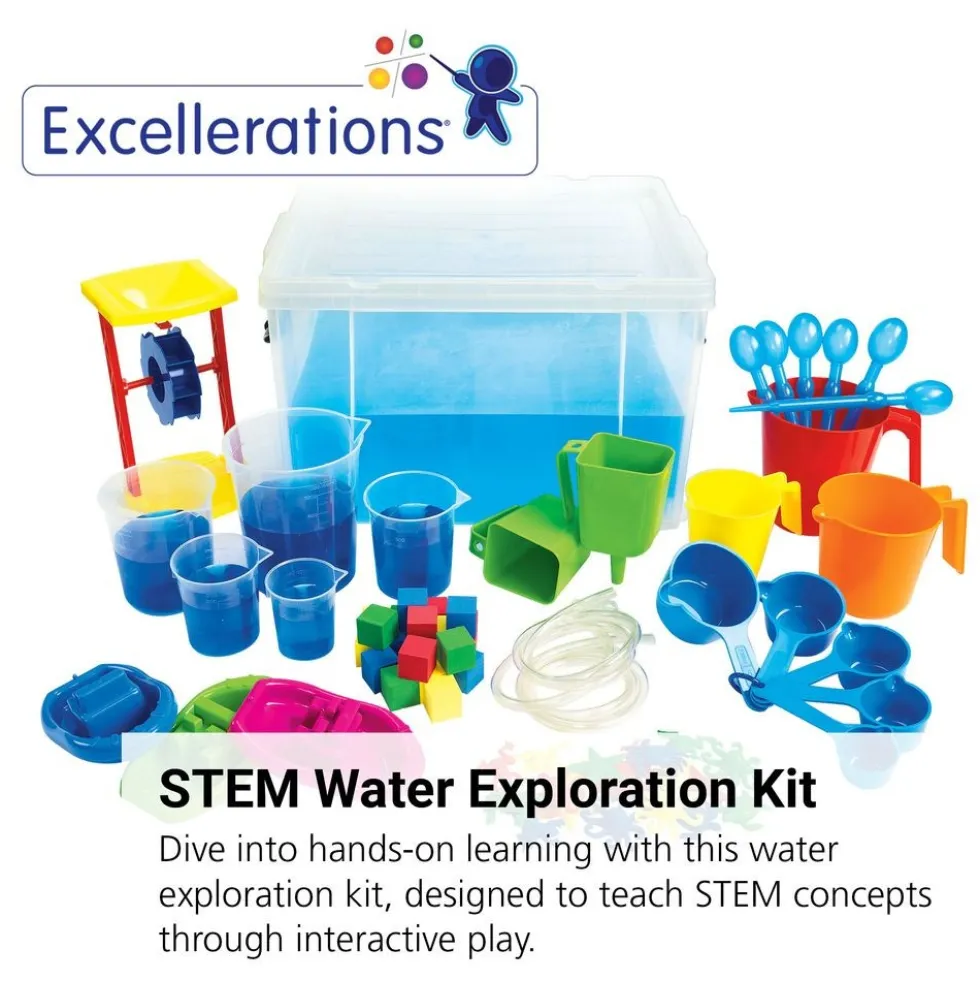 Excellerations® STEM Water Exploration Kit - 63 pieces