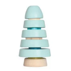 Excellerations® Sustainably Harvested Rubberwood Stacking Play Toys