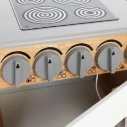 Excellerations® Sustainably Harvested Rubberwood Modern Stove