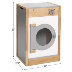 Excellerations® Sustainably Harvested Rubberwood Modern Washer